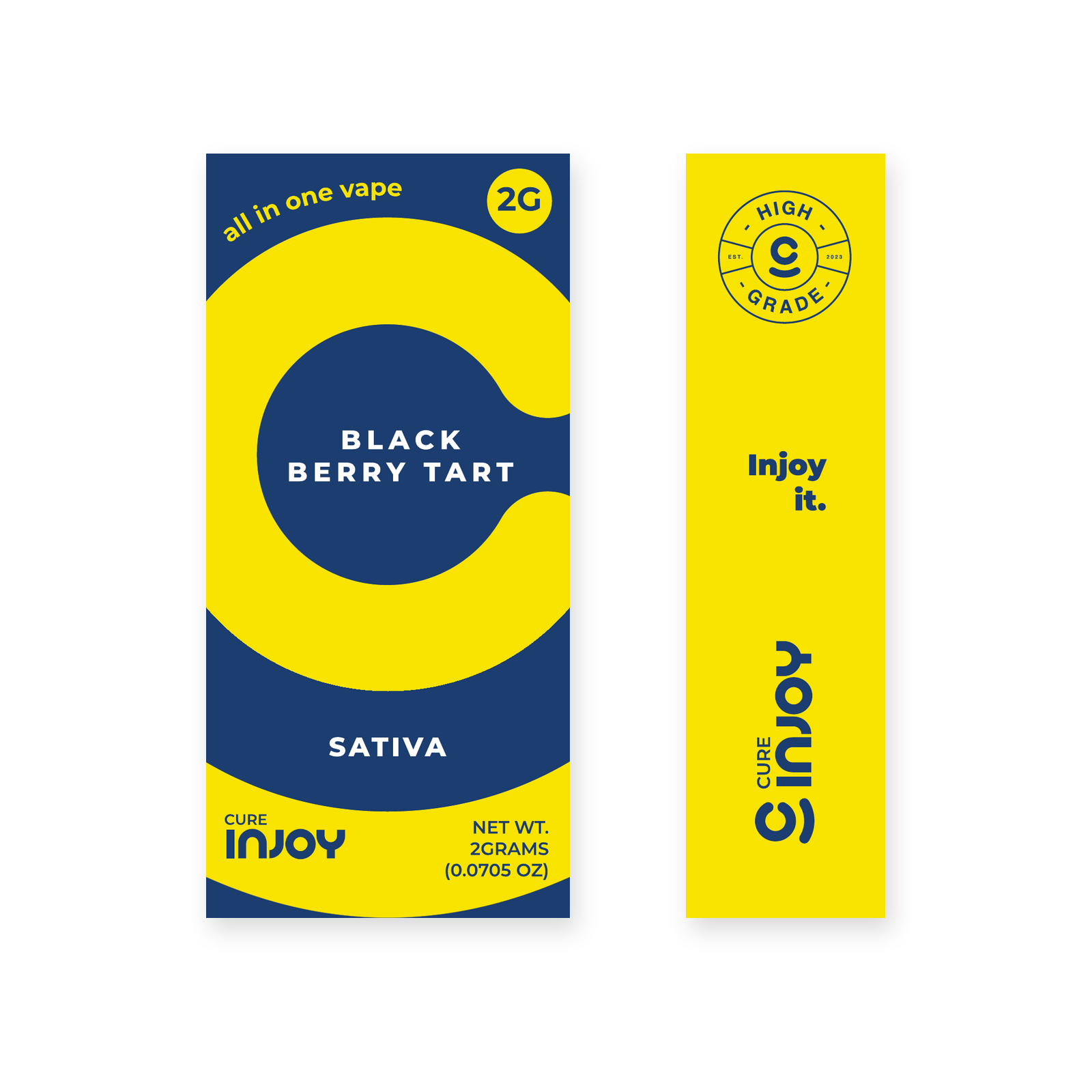 Cure Injoy Blackberry Tart packaging