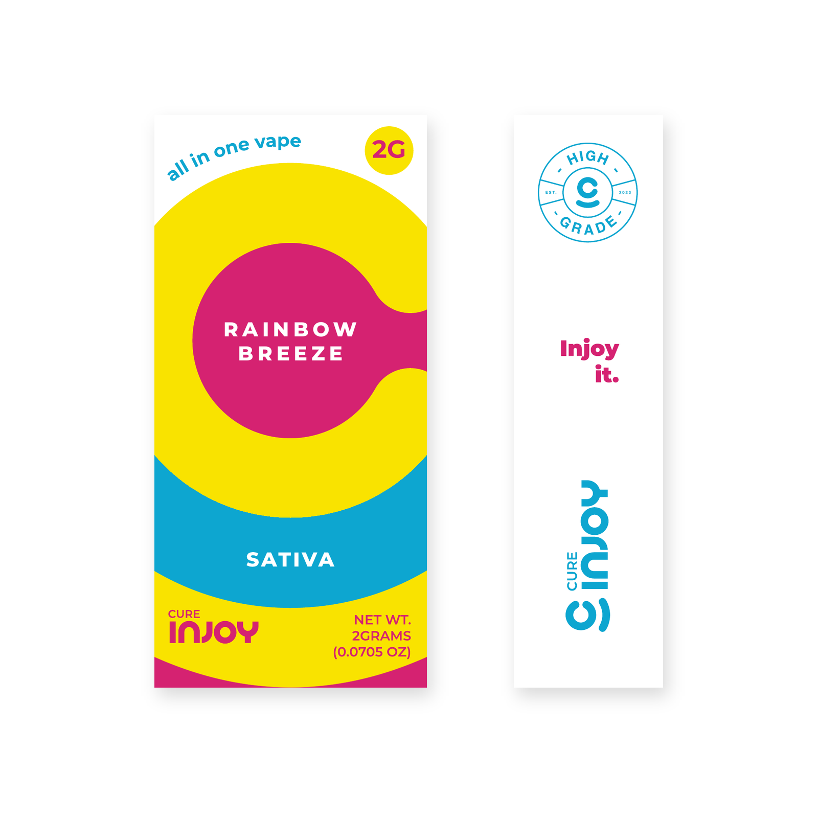 Cure Injoy Rainbow Breeze packaging